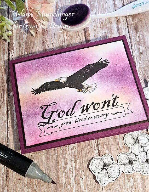 Gina K Designs Clear Stamps - God Won't