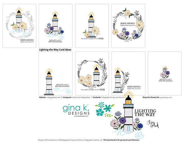 Gina K Designs Clear Stamps - Lighting The Way