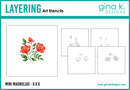 Gina K Designs Stencil and Die Set Bundle - Mini Magnolias