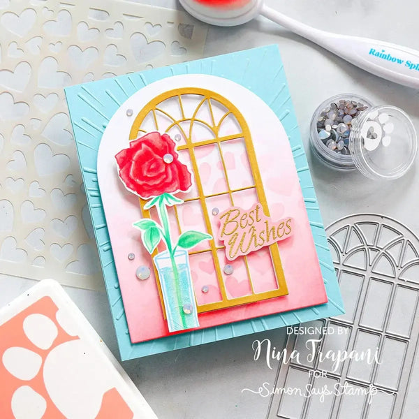 Gina K Designs Stamp & Die Set - Beautiful Roses