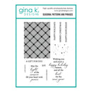 Gina K Designs Clear Stamps - Seasonal Patterns and Phrases