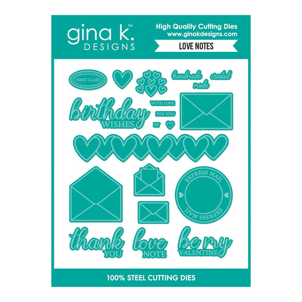 Gina K Designs Die Set - Love Notes