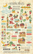 Graphic 45 Ephemera Set - Slice Of Life