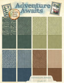 Graphic 45 Patterns & Solids Collection Pack 8.5"x 11" - Adventure Awaits