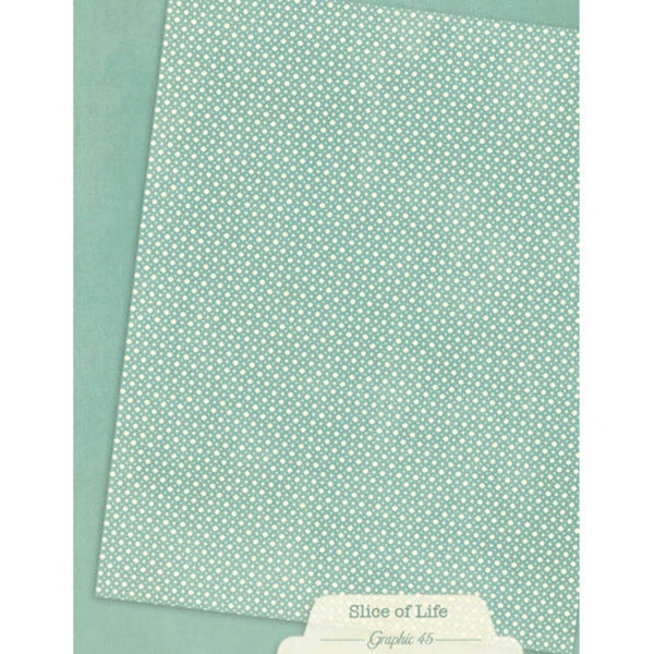 Graphic 45 Patterns & Solids Collection Pack 8.5"x 11" - Slice of Life