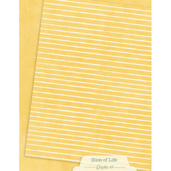 Graphic 45 Patterns & Solids Collection Pack 8.5"x 11" - Slice of Life