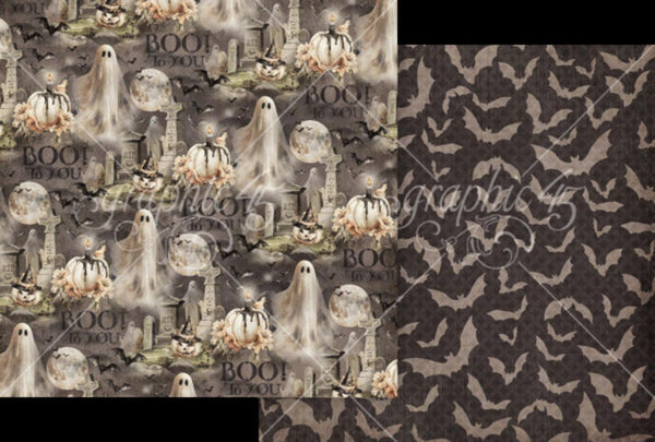 Graphic 45 Ghostly Greetings Collection Pack 12"x 12"