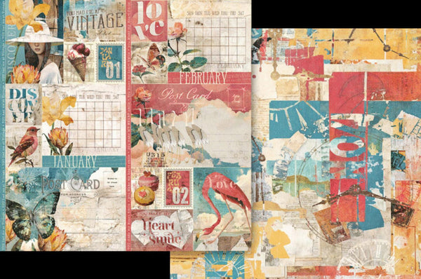 Graphic 45 Journaling Through Time Collection Pack 8"√ó8"
