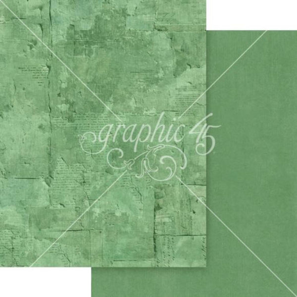 Graphic 45 Journaling Through Time Patterns & Solids Collection Pack 8.5"√ó11"