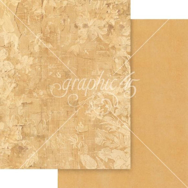 Graphic 45 Journaling Through Time Patterns & Solids Collection Pack 8.5"√ó11"