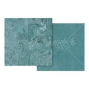 Graphic 45 Journaling Through Time Pattern & Solid Cardstock 12"x 12" - Bluebird Blue