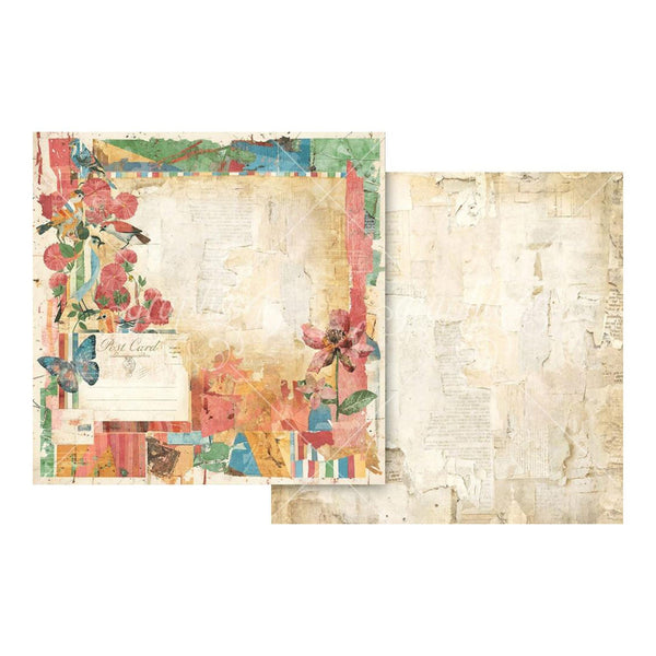 Graphic 45 Journaling Through Time Double-Sided Cardstock 12"x12" - Journaling Through Time