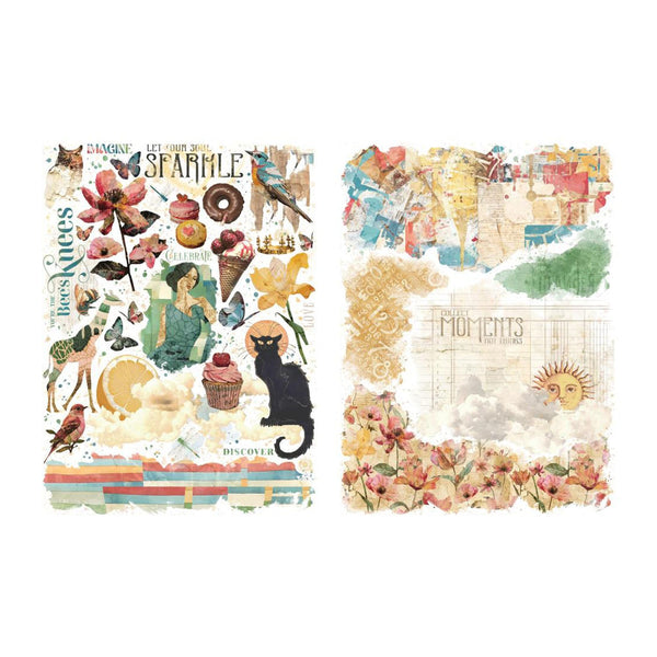 Graphic 45 Rub-On Transfers - Journaling Through Time