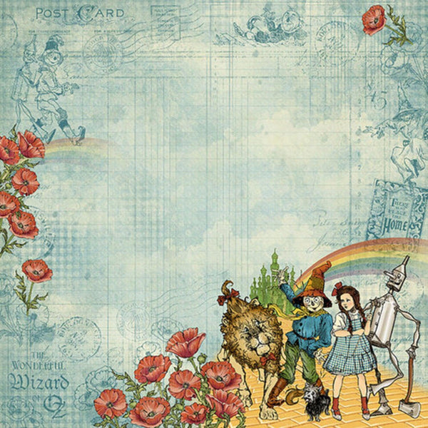Graphic 45 Wonder Of Oz Double-Sided Cardstock 12"x 12" - Shared Experience