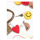 Grundl Free Pattern - Cotton Quick Mini Shades - Keychain Heart  Smiley  & Fortune Cookie
