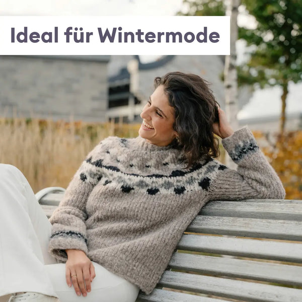 Gr√ºndl Dolce Alpaca Yarn - Hellbraun