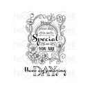 Heartfelt Creations Cling Stamp Special Floral Sentiment*