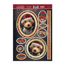 Hunkydory Christmas Topper Favourites - Santa Paws