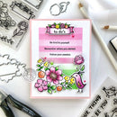 Hero Arts Clear Stamp & Die Combo Floral Journaling*