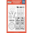 Echo Park Hip Hip Hooray Stamp Set Happy You Day*
