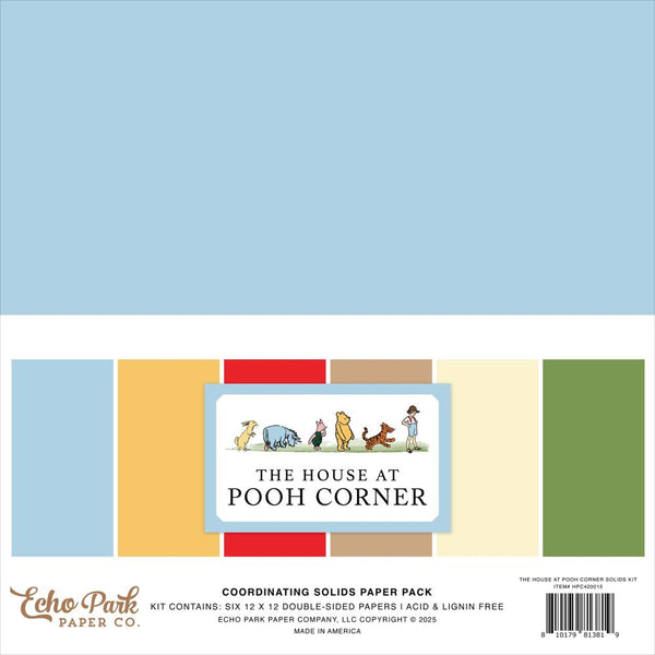 Echo Park Solids Collection Kit 12"X12" The House At Pooh Corner