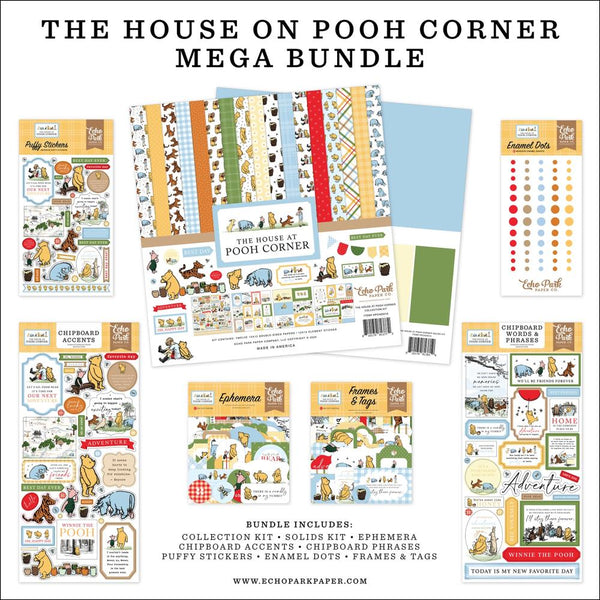 Echo Park Mega Bundle Collection Kit 12"X12" The House At Pooh Corner