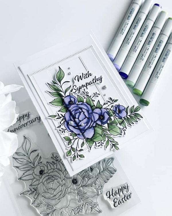 Gina K Designs Die Set - Poppies and Peonies*