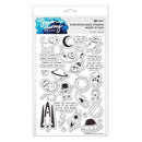 Simon Hurley create. Clear Stamps 6"X9" Space Friends