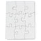 Hygloss Compoz-A-Puzzle Blank Jigsaw Puzzle 4"X5.5" 24/Pkg 9 Pieces