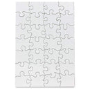 Hygloss Compoz-A-Puzzle Blank Jigsaw Puzzle 5.5"X8" 24/Pkg 28 Pieces*