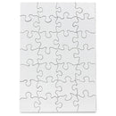 Hygloss Compoz-A-Puzzle Blank Jigsaw Puzzle 5.5"X8" 24/Pkg 28 Pieces