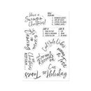 Hero Arts Clear Stamp Set - Swingin' Christmas