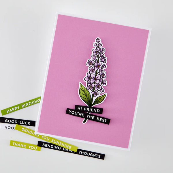 Hero Arts Clear Stamp Set 4" x 6" - No One Lilac You