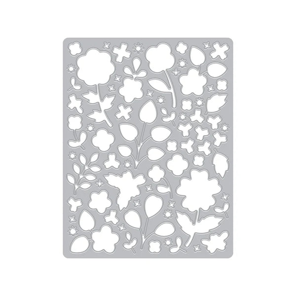 Hero Arts Cover Plate Die - Meadow Blooms