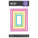 Hero Arts die set packaging with colorful rectangular frames on a white background