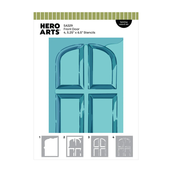 Hero Arts Layering Stencil Set - Front Door