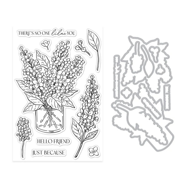 Hero Arts Stamp & Cut Set 4" x 6" - No One Lilac You