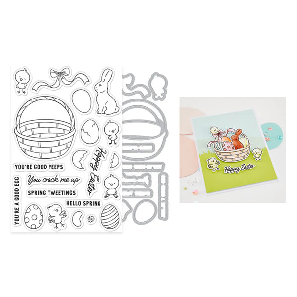 Hero Arts Stamp & Cut Set 4" x 6" - Spring Tweetings