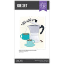 Hero Arts What's Brewing?  Die Set - Stovetop Espresso