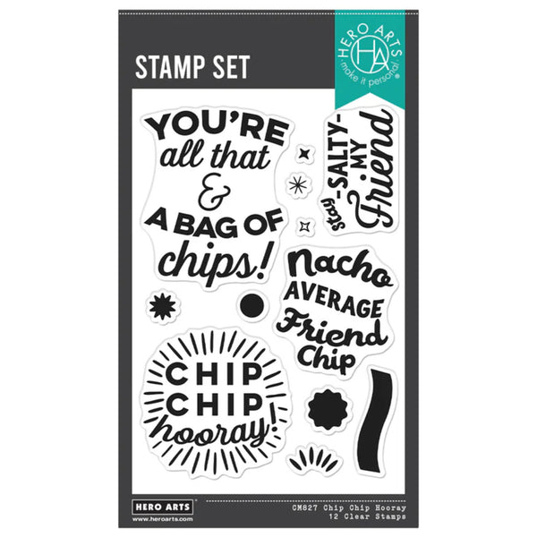 Hero Arts Clear Stamp Set - Chip Chip Hooray