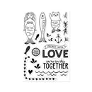 Hero Arts Clear Stamp Set - Partners In Brine