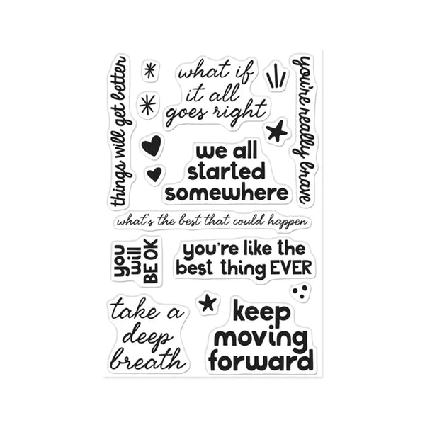 Hero Arts Clear Stamp Set - We All Started Somewhere