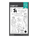 Hero Arts stamp set packaging with various stamps and text on a white background