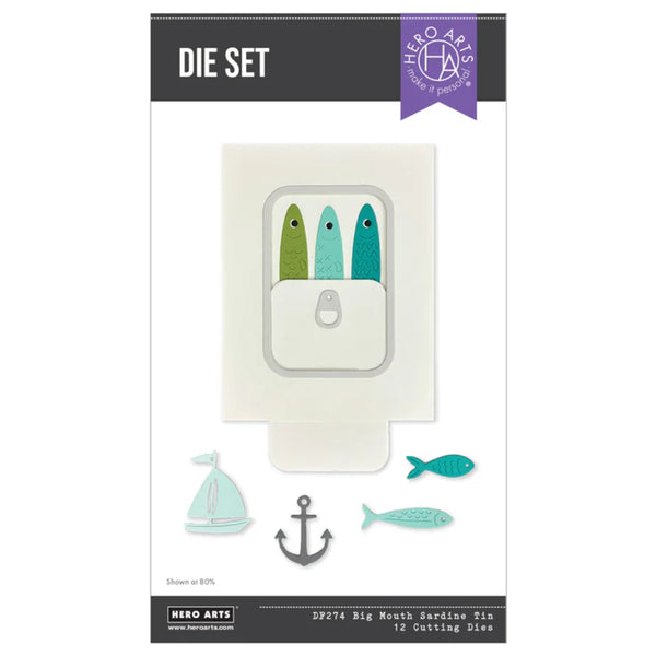 Hero Arts Die Set - Big Mouth Sardine