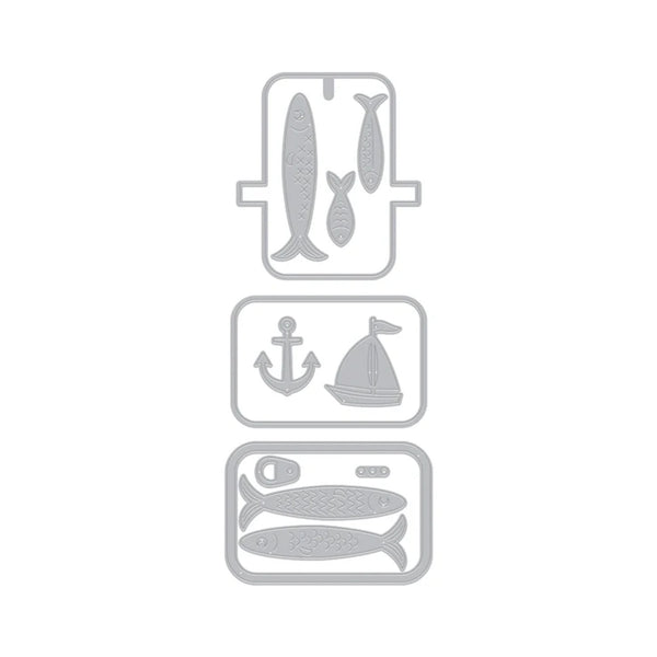 Hero Arts Die Set - Big Mouth Sardine