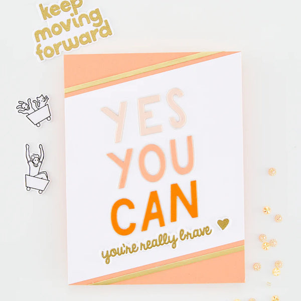 Hero Arts Die & Stencil Bundle - Yes You Can