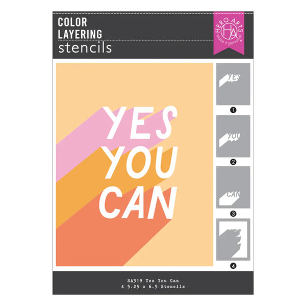 Hero Arts Die & Stencil Bundle - Yes You Can