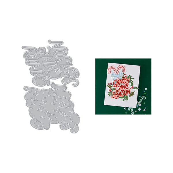 Hero Arts Etched Dies Set- Candy Cane Season