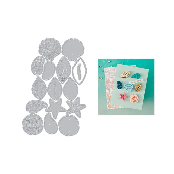 Hero Arts Etched Dies Set - Sophisticated Shells