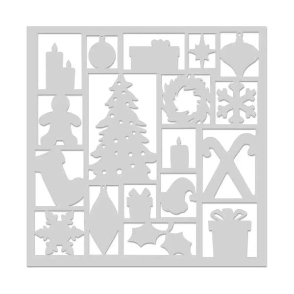 Hero Arts Stencil 6"X6" Holiday Assortment*